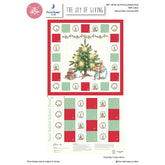 Craft Cotton Co. The Joy of Giving Peter Rabbit Advents-Panel, 100 % Baumwolle, 112 x 65 cm breit, zum Basteln, Patchworken, Heimdekor